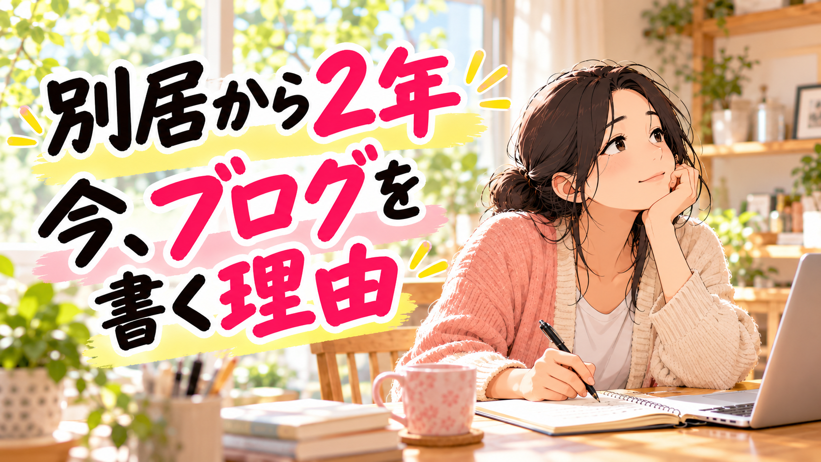 【別居から2年】今、ブログを書く理由。人生と子育て。今日までのこと。